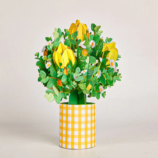 Lemon Pop-Up Flower Bouquet - kexi-life.com