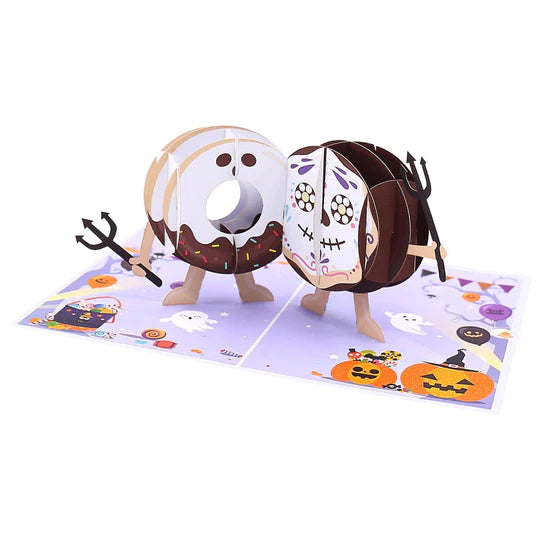 Halloween Donut Pop-Up Card - kexi-life.com