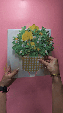 Lemon Pop-Up Flower Bouquet - kexi-life.com
