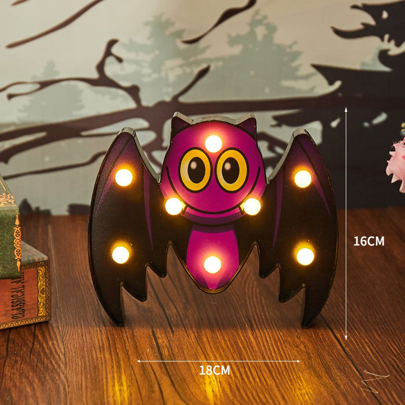 Halloween LED Pumpkin Spider Bat Skull Lights - kexi-life.com