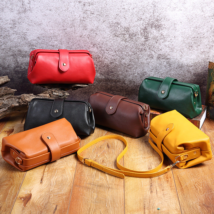 Women Vintage Leather Handbag - kexi-life.com