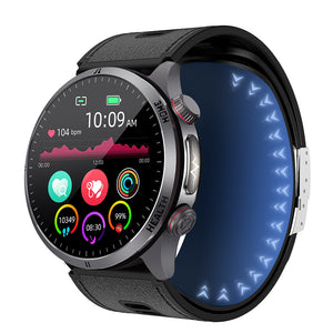 Kexi-life Max 5 High Precision Air Pump Blood Pressure ECG Blood Sugar Blood Oxygen Monitoring SmartWatch