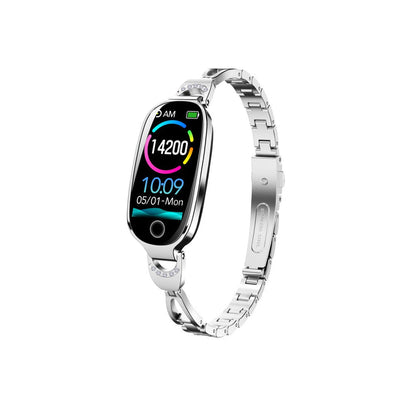 Kexi-life Blood sugar Blood Pressure monitoring Luxury Diamond Design Fashion Smartwatch
