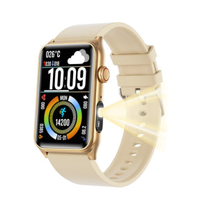 Kexi-life Flashlight Blood Sugar Blood Pressure Blood oxygen Sleep Monitoring Waterproof Smartwatch
