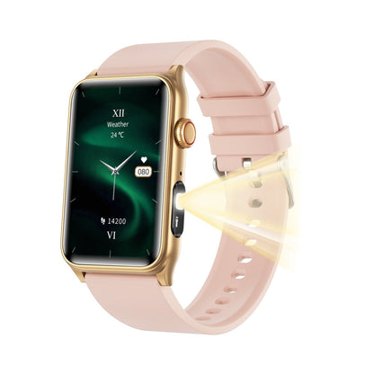 Kexi-life Flashlight Blood Sugar Blood Pressure Blood oxygen Sleep Monitoring Waterproof Smartwatch