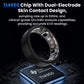 Kexi-life V8 High-end Flagship Blood Glucose ECG/EKG Blood Pressure Monitoring AI Health Analysis Smart Ring