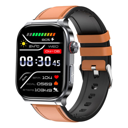 Kexi-life Pro 9 High-end Flagship Smartwatch ECG blood glucose Uric acid cholesterol Stress monitoring