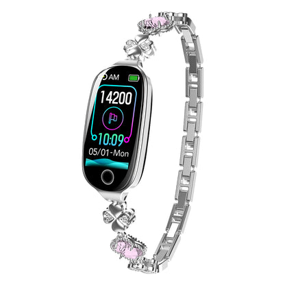Kexi-life Blood sugar Blood Pressure monitoring Luxury Diamond Design Fashion Smartwatch