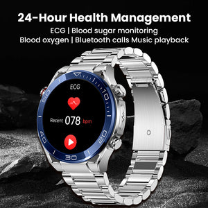 Kexi-life  Max 1 Heart rate Blood Glucose ECG/EKG Blood Pressure Monitoring Bluetooth Talk Smartwatch