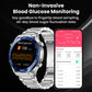 Kexi-life  Max 1 Heart rate Blood Glucose ECG/EKG Blood Pressure Monitoring Bluetooth Talk Smartwatch