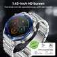 Kexi-life  Max 1 Heart rate Blood Glucose ECG/EKG Blood Pressure Monitoring Bluetooth Talk Smartwatch