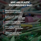 Boar Bristle & Bamboo Toothbrush (4 Pack)