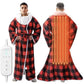 Kexi Life Electric heating blanket flannel lamb fleece wearable heating blanket for home and office use