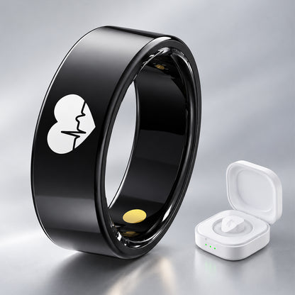Kexi-life R07 Blood Glucose ECG/EKG Blood Pressure Monitoring AI Health Analysis Smart Ring