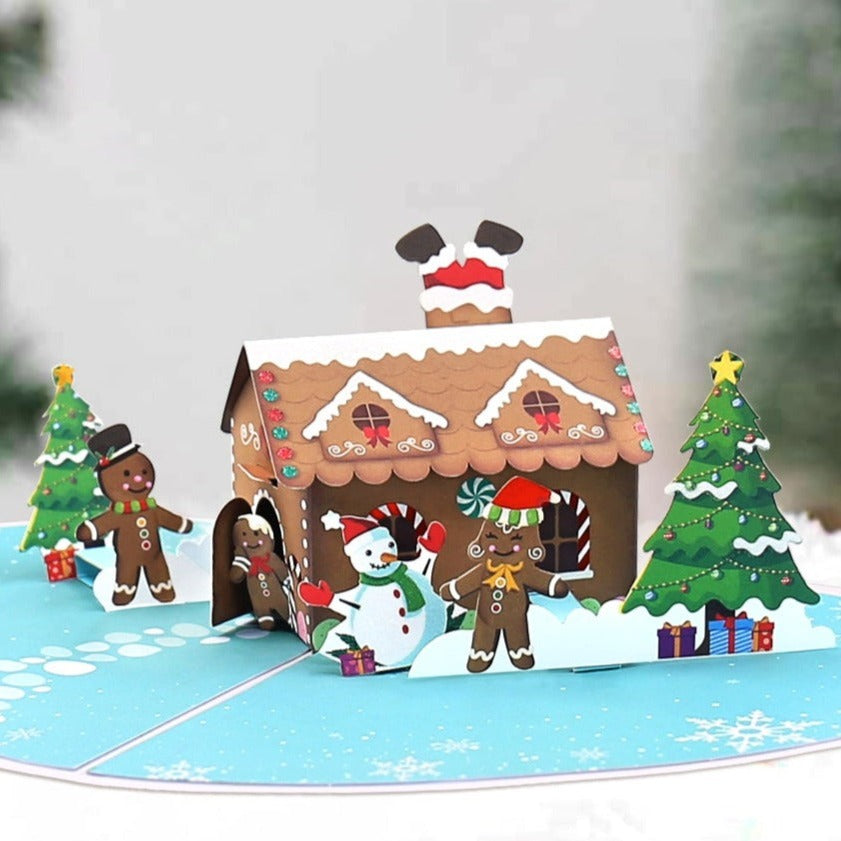 Christmas Gingerbread House Pop-Up Card – kexi-life.com